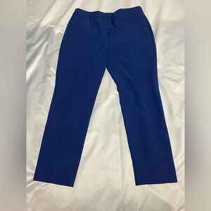 NWOT Women’s Adrianna Papell Royal Blue Straight Crop Leg Slacks